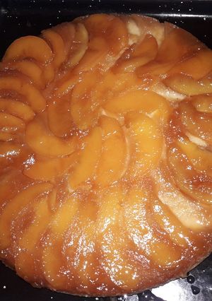 Una foto de Torta de durazno - Receta simple
