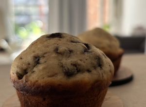 Una foto de Cupcakes o budín de banana