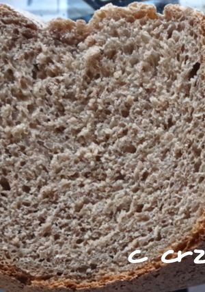 Una foto de Pan con levadura fresca en panificadora Moulinex Pain Doré