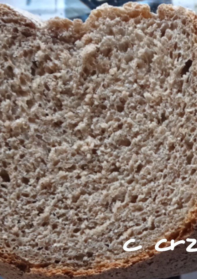 Una foto de Pan con levadura fresca en panificadora Moulinex Pain Doré