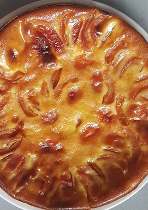 A picture of Light Apricot Clafoutis (No Butter).