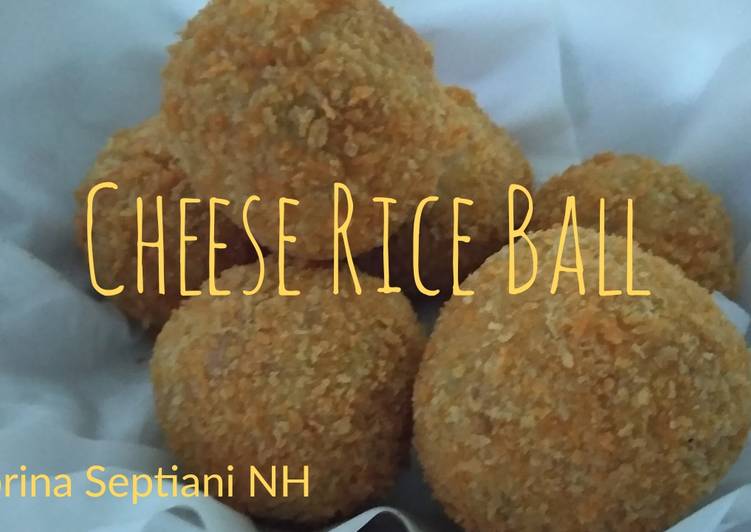 Resep Cheese Rice Ball, Bisa Manjain Lidah