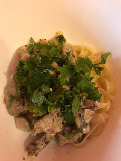 Stroganoff bélszín recept fotója