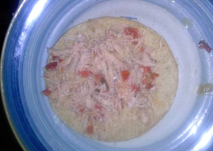 Recipe: Appetizing chicken breast tostadas:)