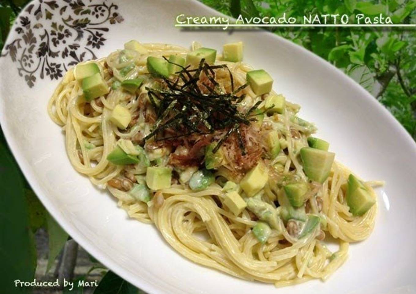 Creamy Avocado Natto Pasta