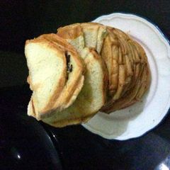 A picture of Peanut Butter Sandwich Tower.