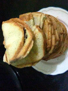 A picture of Peanut Butter Sandwich Tower.