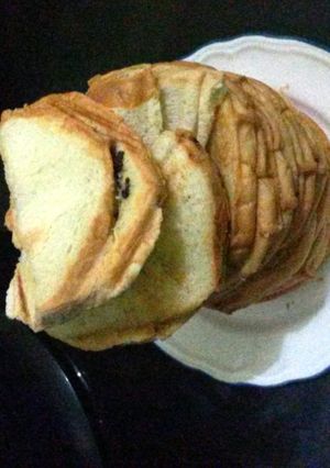 A picture of Peanut Butter Sandwich Tower.
