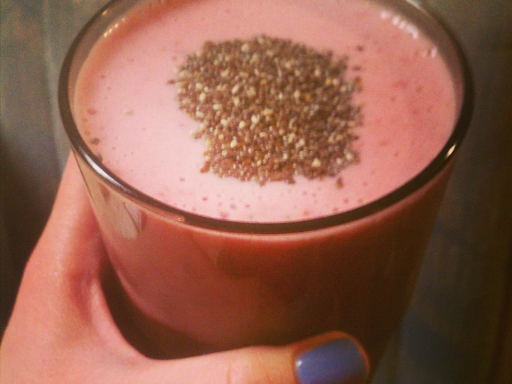 Recipe Strawberry-Banana Protein Smoothie the Awesome  Really delicious
