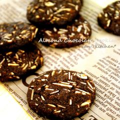 Almond Chocolate Cookies A picture of Almond Chocolate Cookies.