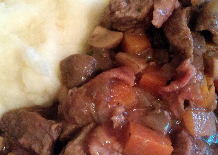 Step-by-Step Guide to Make Favorite Vickys Boeuf Bourguignon, GF DF EF SF NF