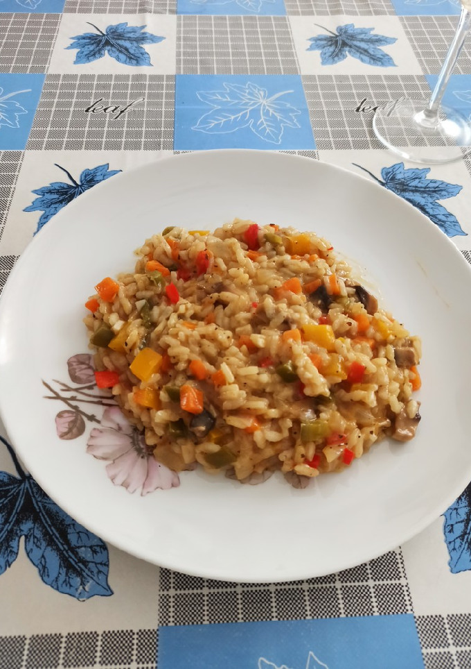 Una foto de Risotto de Verduras
