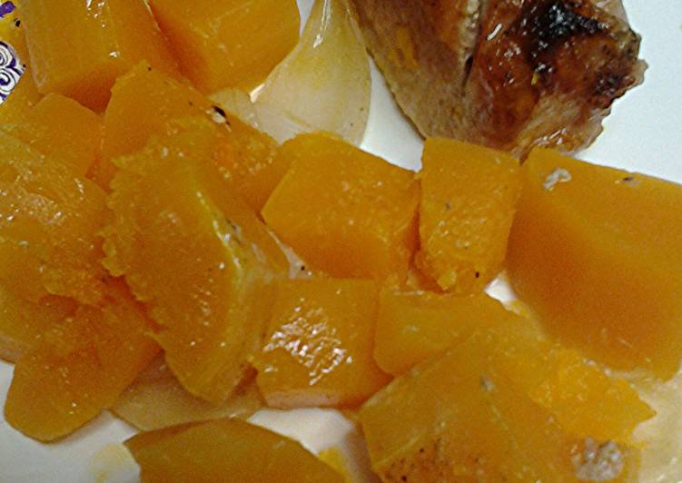 How to Prepare Quick Butternut squash with pork loin