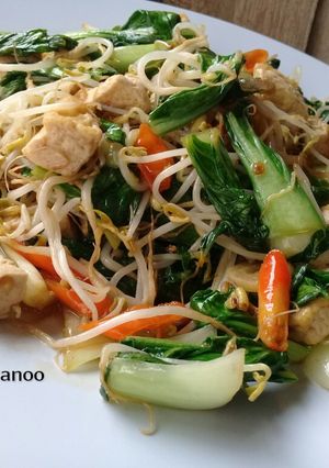 Foto resep Tumis Tahu Toge Sawi Hijau