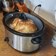 A picture of Whole roasted chicken.