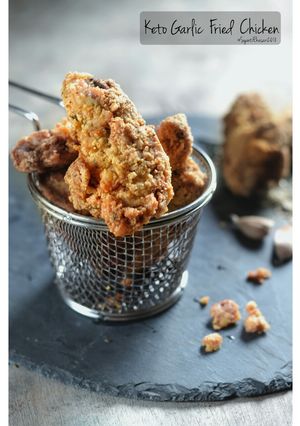 Foto resep Keto Garlic Fried Chicken