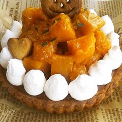 For Fall or Halloween: Kabocha Squash Tart A picture of For Fall or Halloween: Kabocha Squash Tart.