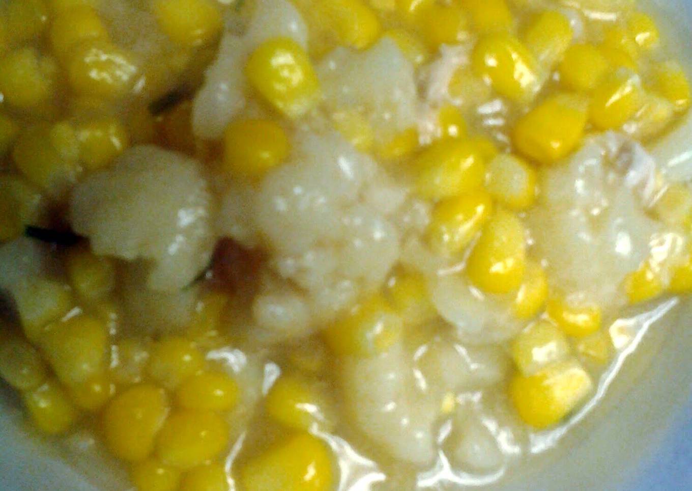 corn and cauliflower