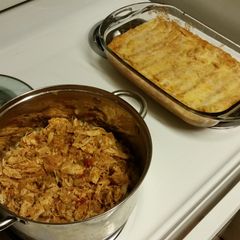 A picture of Tejas chicken & taquitos (makes 2 dishes).