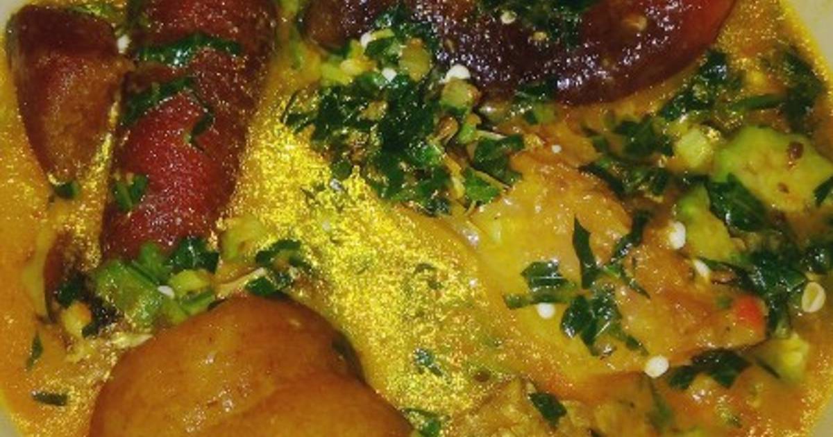 Ugu and okro soup Recipe by Peace Nicholas Cookpad