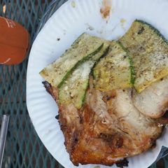 A picture of Grilled Parmesan Zucchini.