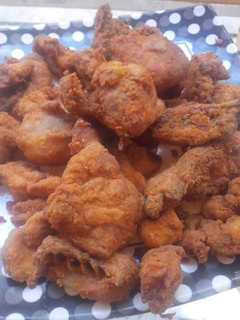 A picture of KFC fried chicken.