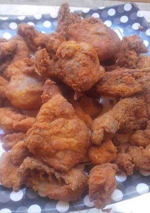 A picture of KFC fried chicken.