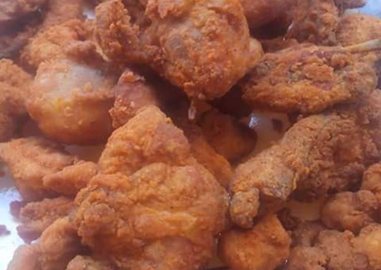 Simple Way to Make Super Quick Homemade KFC fried chicken