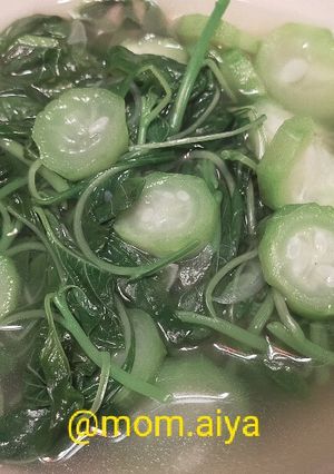 Foto resep Sayur Bening Bayam+Oyong