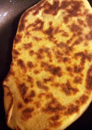 A picture of Sheree's Garlic Naan (Indian flat bread).