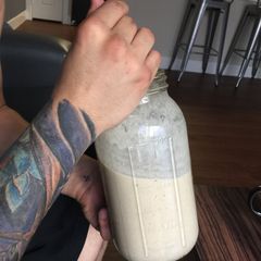 A picture of PB Banana Protein Smoothie.