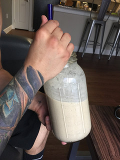 A picture of PB Banana Protein Smoothie.