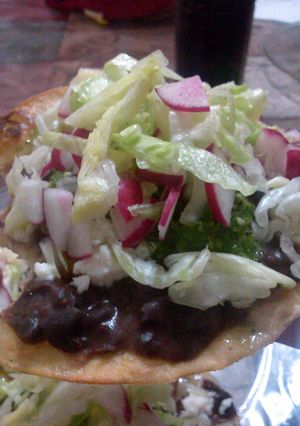 A picture of my husbands chalupas.