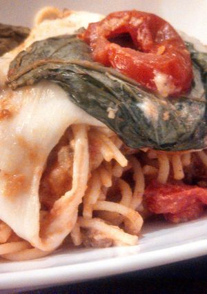 A picture of Roasted Garlic & Cheese Pasta.