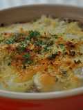 Satoimo (Taro Root) Cheese Gratin