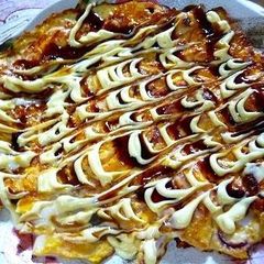A picture of Flour-free Ikayaki Savory Squid Pancake.
