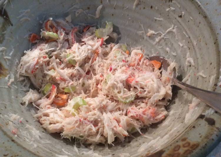 Easiest Way to Make Super Quick Homemade Summer Crab Salad