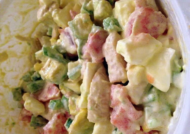 Step-by-Step Guide to Make Perfect Mel Chicken And Mayo Salad