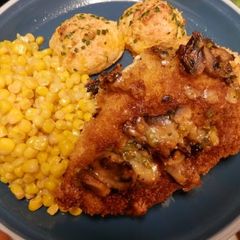 A picture of Munster Mushroom-Stuffed Chicken Breasts.