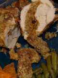 Stuffed Chicken Breast with Morel Mushrooms & Stuffing