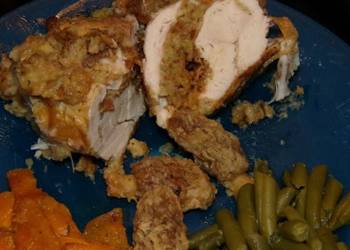 How to Recipe Delicious Stuffed Chicken Breast with Morel Mushrooms  Stuffing