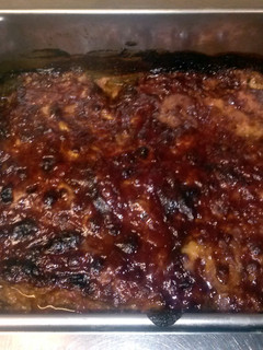 A picture of chipotle bbq meatloaf.