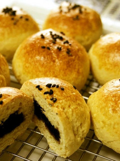 A picture of Easy Sweet Bean Buns with Pancake Mix.