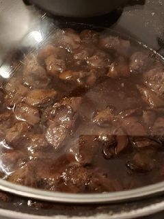 Sült csirkemáj recept fotója