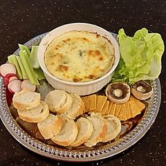 A picture of The Ultimate Crab and Artichoke Dip.