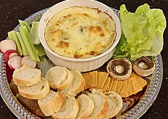 Steps to Prepare Speedy The Ultimate Crab and Artichoke Dip