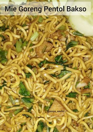 Foto resep 80. Mie Goreng Pentol Bakso