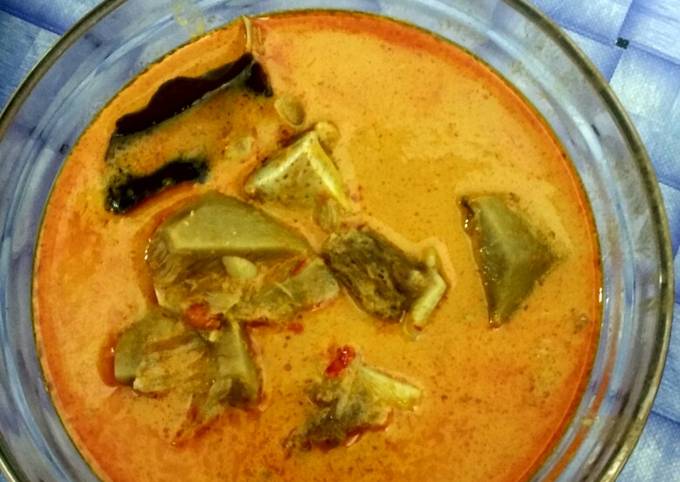 Standar Resep mudah bikin Gulai nangka + daging yang enak