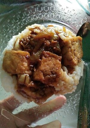 Foto resep Nasi tim tahu teriyaki (mpasi menu)