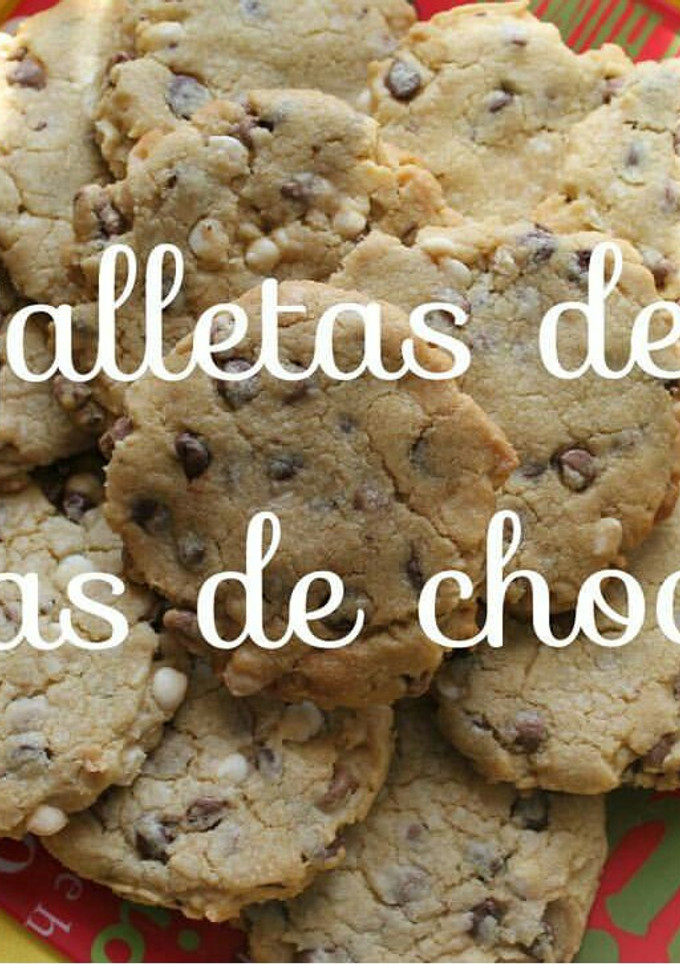 Una foto de Galletas de chispas de chocolate